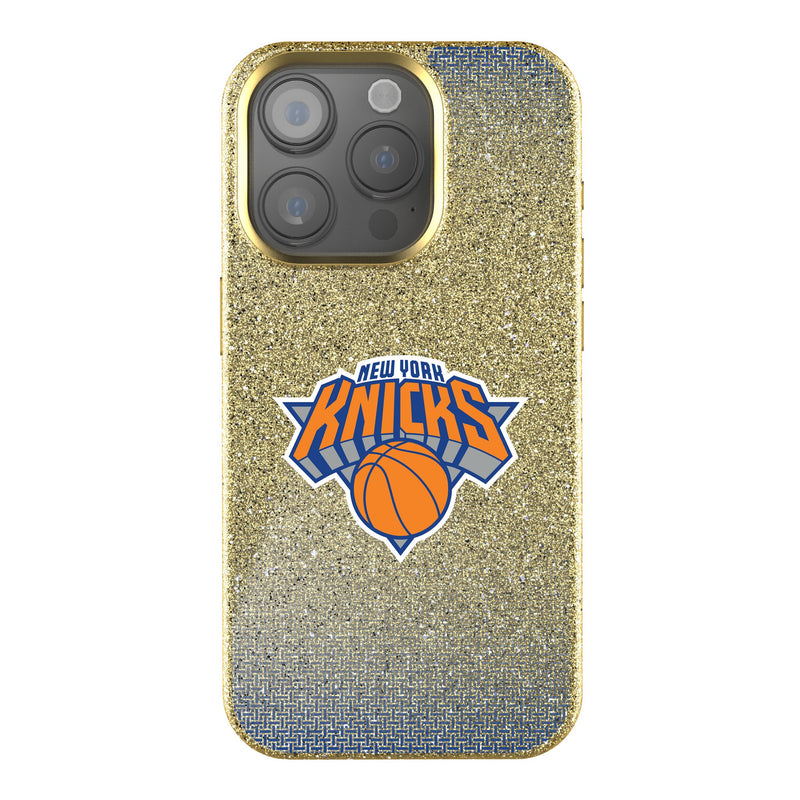 New York Knicks Linen iPhone Bling Phone Case for Apple iPhone