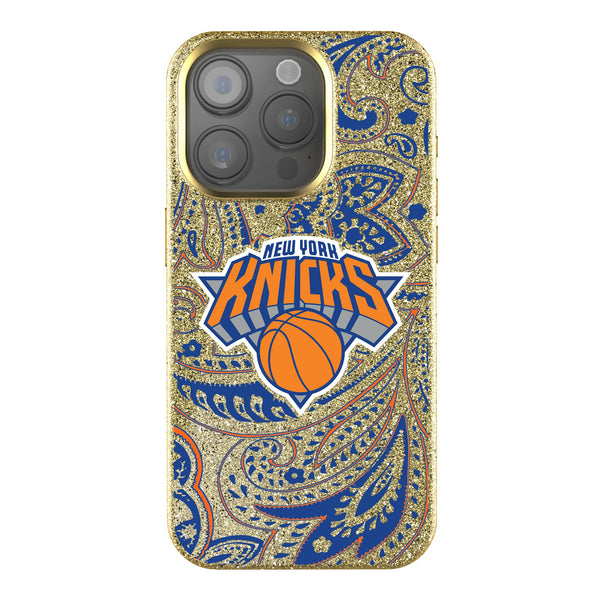 New York Knicks Paisley iPhone Bling Phone Case