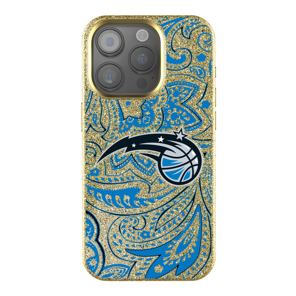 Orlando Magic Paisley iPhone Bling Phone Case