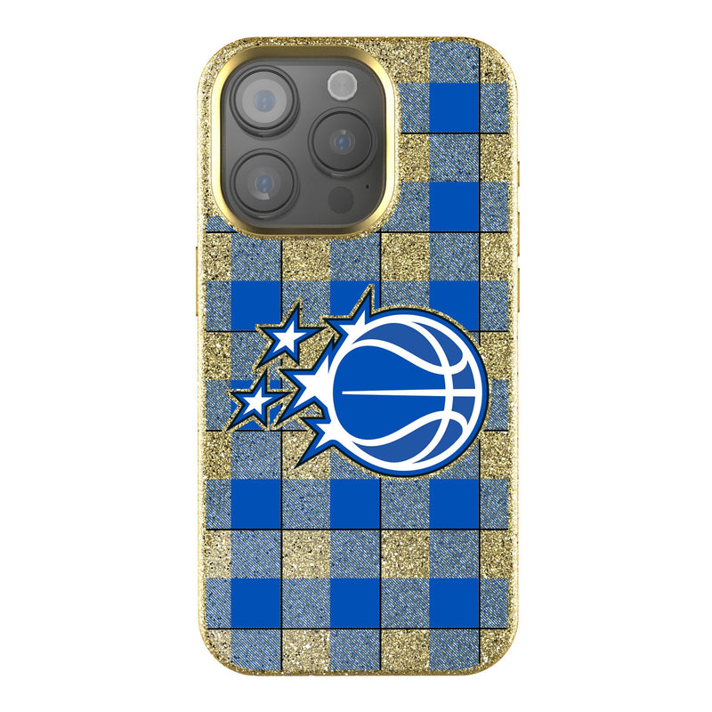 Orlando Magic Plaid iPhone Bling Phone Case for Apple iPhone