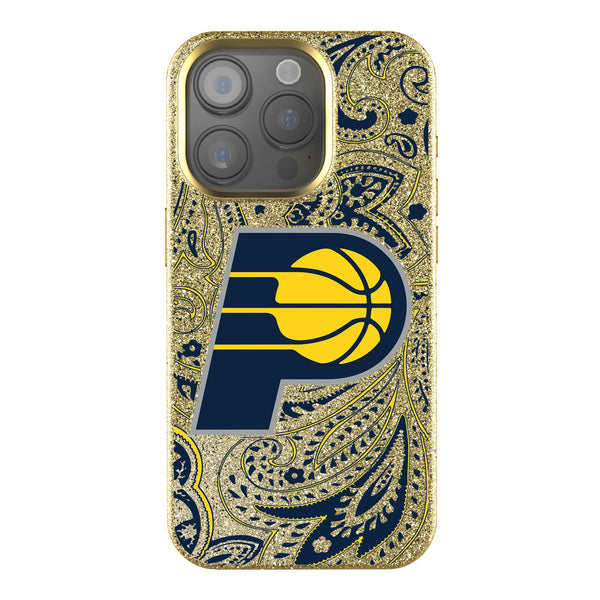 Indiana Pacers Paisley iPhone Bling Phone Case for Apple iPhone