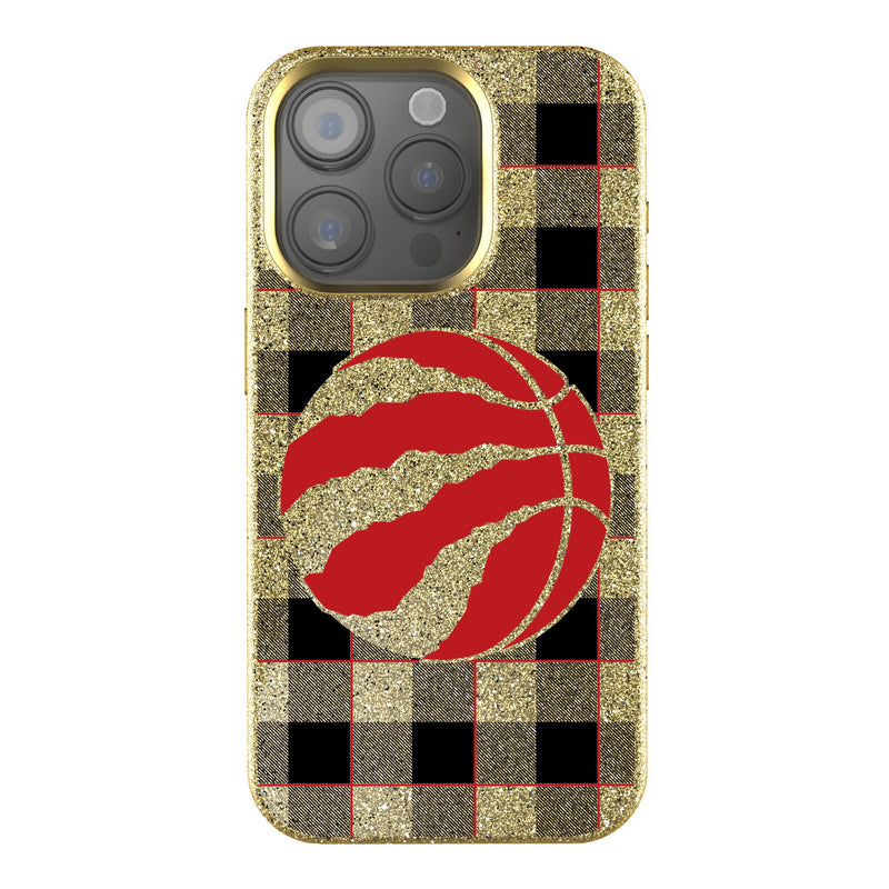 Toronto Raptors Plaid iPhone Bling Phone Case