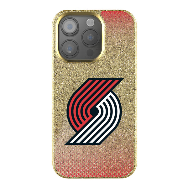 Portland Trail Blazers Linen iPhone Bling Phone Case for Apple iPhone