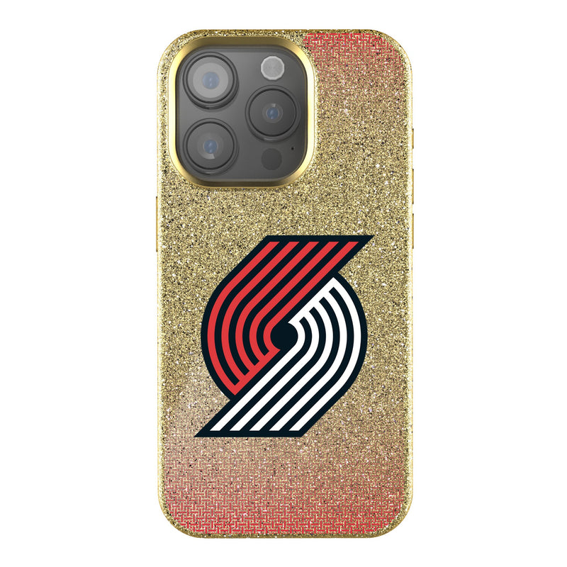 Portland Trail Blazers Linen iPhone Bling Phone Case for Apple iPhone