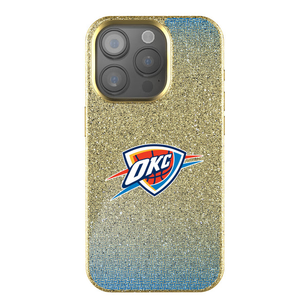 Oklahoma City Thunder Linen iPhone Bling Phone Case for Apple iPhone