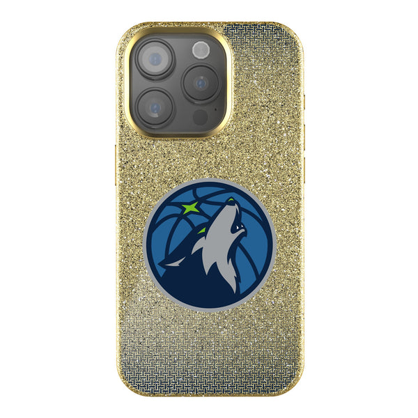 Minnesota Timberwolves Linen iPhone Bling Phone Case for Apple iPhone