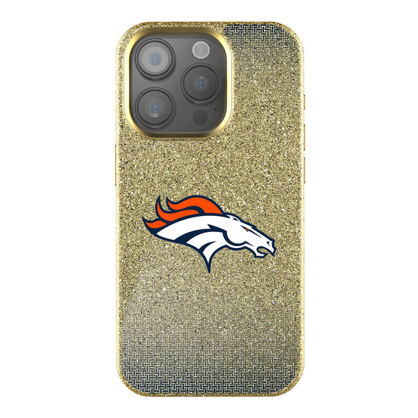 Denver Broncos Linen iPhone Bling Phone Case for Apple iPhone