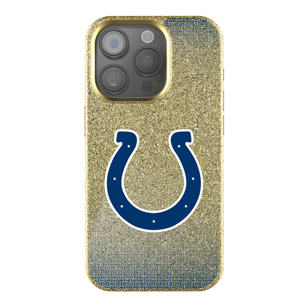 Indianapolis Colts Linen iPhone Bling Phone Case for Apple iPhone