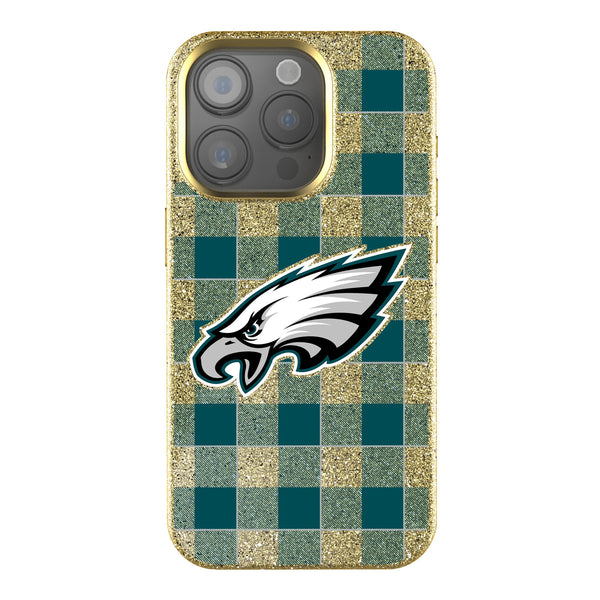 Philadelphia Eagles Plaid iPhone Bling Phone Case