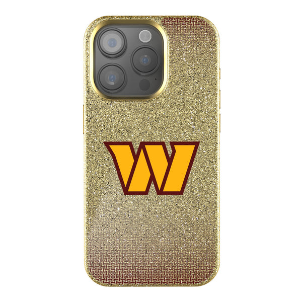 Washington Commanders Linen iPhone Bling Phone Case for Apple iPhone