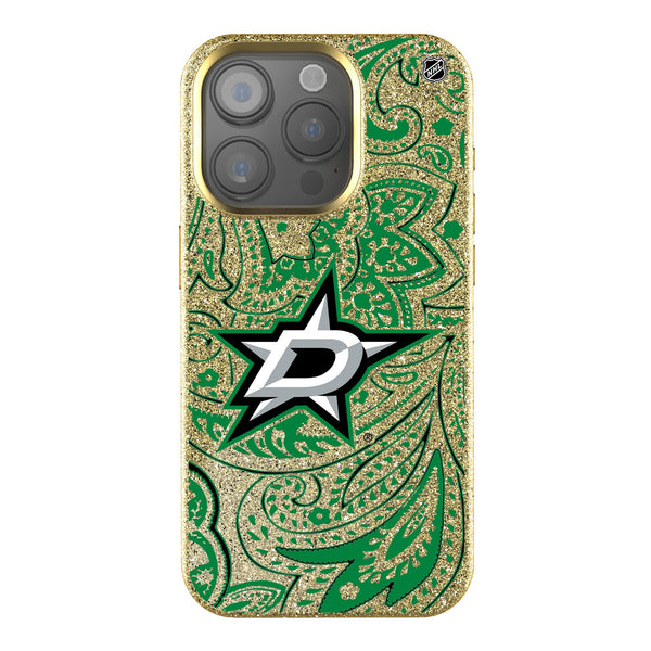 Dallas Stars Paisley iPhone Bling Phone Case