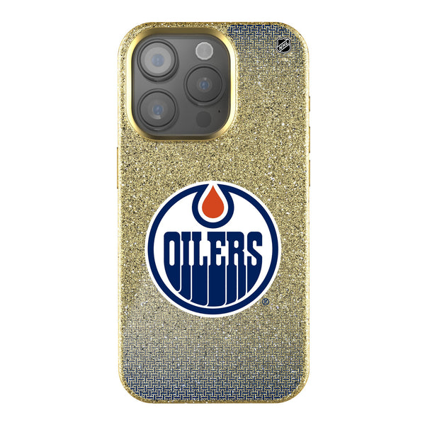 Edmonton Oilers Linen iPhone Bling Phone Case for Apple iPhone