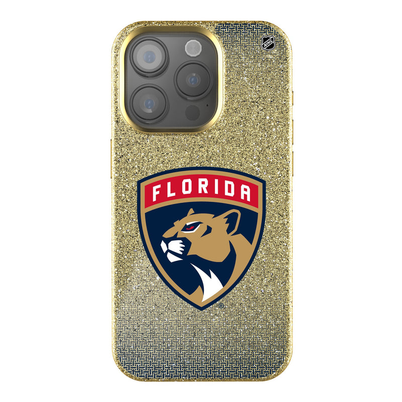 Florida Panthers Linen iPhone Bling Phone Case for Apple iPhone