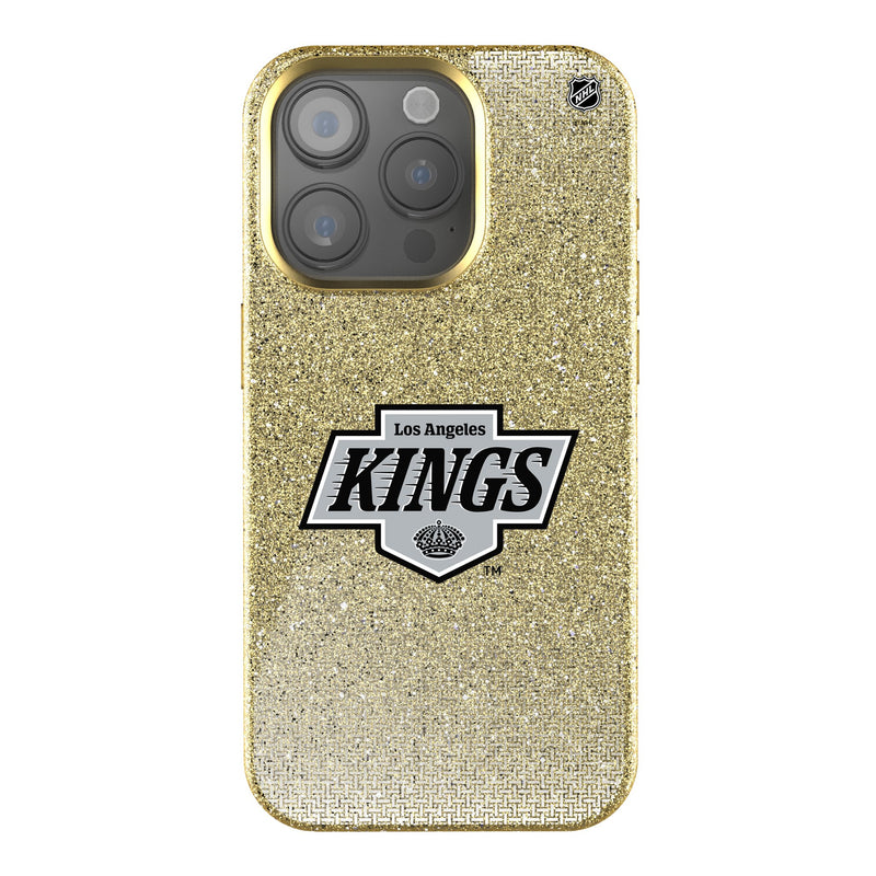 LA Kings Linen iPhone Bling Phone Case for Apple iPhone