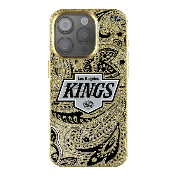 LA Kings Paisley iPhone Bling Phone Case