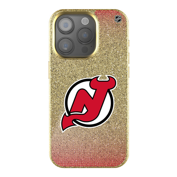 New Jersey Devils Linen iPhone Bling Phone Case for Apple iPhone