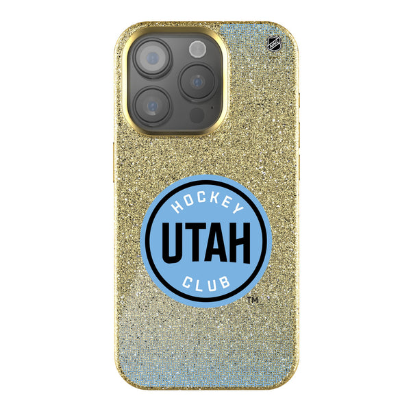 Utah Hockey Club Linen iPhone Bling Phone Case for Apple iPhone