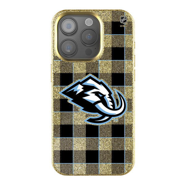 Utah Mammoth Plaid iPhone Bling Phone Case for Apple iPhone