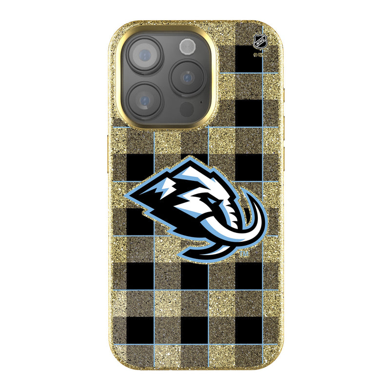 Utah Mammoth Plaid iPhone Bling Phone Case for Apple iPhone