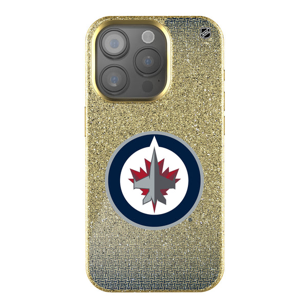 Winnipeg Jets Linen iPhone Bling Phone Case for Apple iPhone