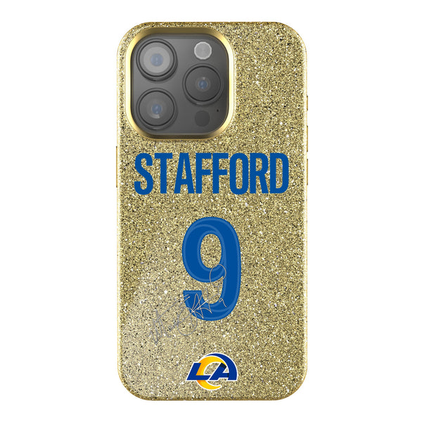 Matthew Stafford Los Angeles Rams 9 Ready iPhone Bling Phone Case