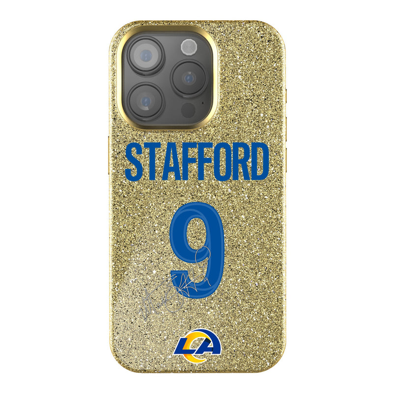 Matthew Stafford Los Angeles Rams 9 Ready iPhone Bling Phone Case