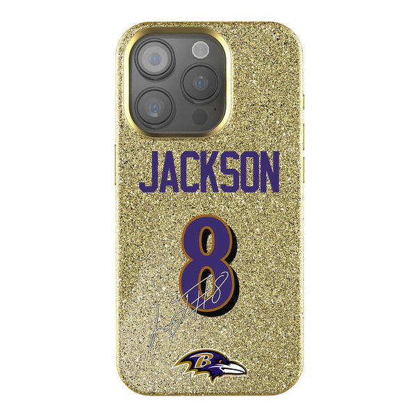 Lamar Jackson Baltimore Ravens 8 Ready iPhone Bling Phone Case