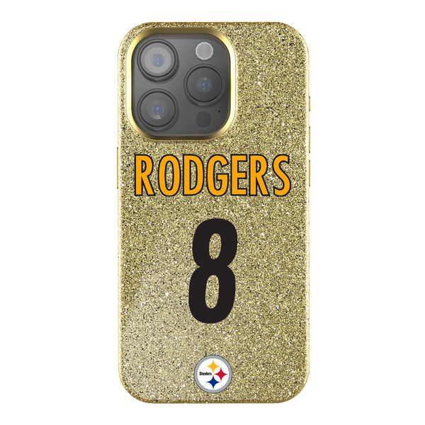 Aaron Rodgers Pittsburgh Steelers 8 Game Tactic iPhone Bling Phone Case for Apple iPhone