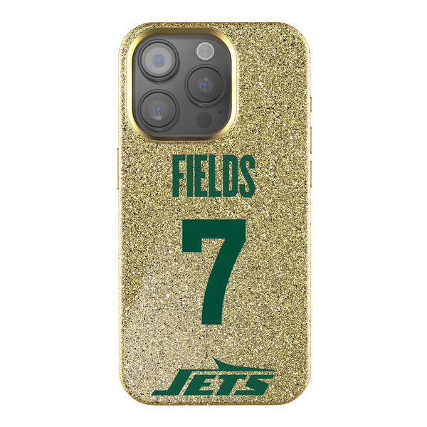 Justin Fields New York Jets 7 Game Tactic iPhone Bling Phone Case for Apple iPhone