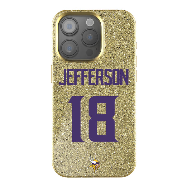 Justin Jefferson Minnesota Vikings 18 Ready iPhone Bling Phone Case
