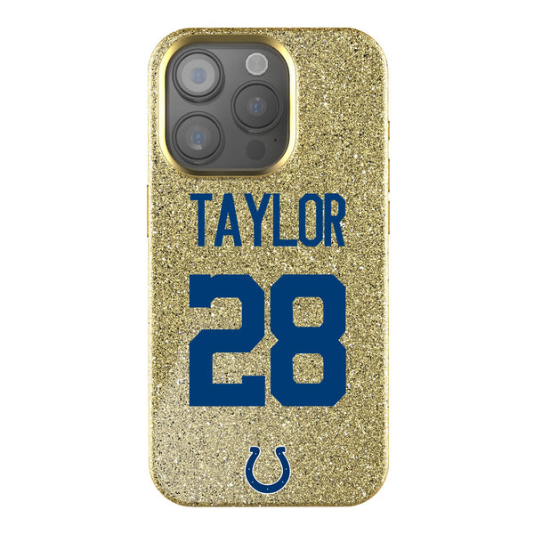 Jonathan Taylor Indianapolis Colts 28 Ready iPhone Bling Phone Case