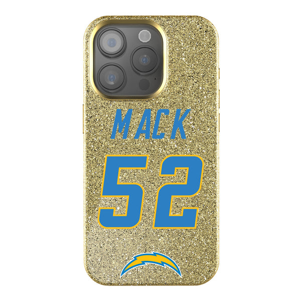 Khalil Mack Los Angeles Chargers 52 Ready iPhone Bling Phone Case