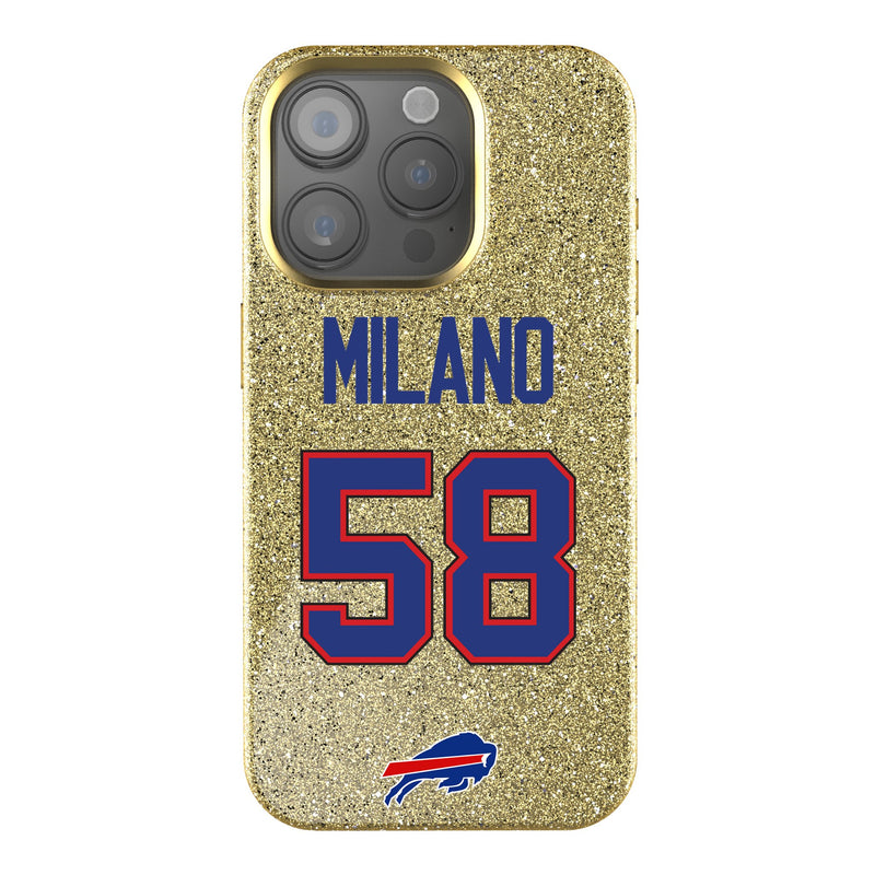Matt Milano Buffalo Bills 58 Ready iPhone Bling Phone Case