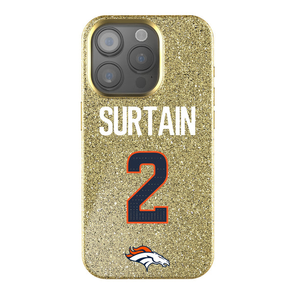 Pat Surtain II Denver Broncos 2 Ready iPhone Bling Phone Case