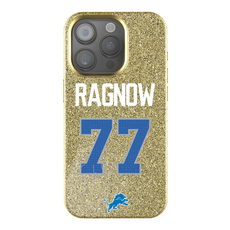 Frank Ragnow Detroit Lions 77 Ready iPhone Bling Phone Case