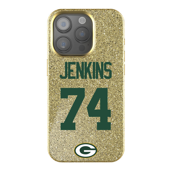 Elgton Jenkins Green Bay Packers 74 Ready iPhone Bling Phone Case