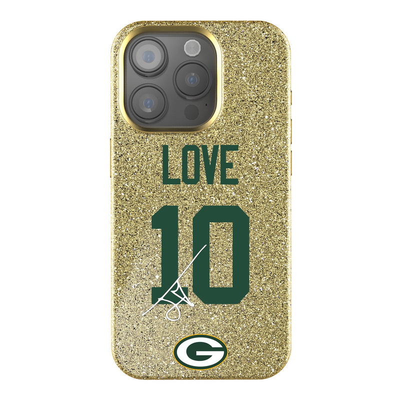 Jordan Love Green Bay Packers 10 Ready iPhone Bling Phone Case