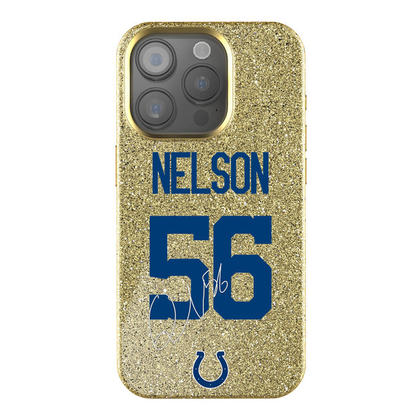 Quenton Nelson Indianapolis Colts 56 Ready iPhone Bling Phone Case