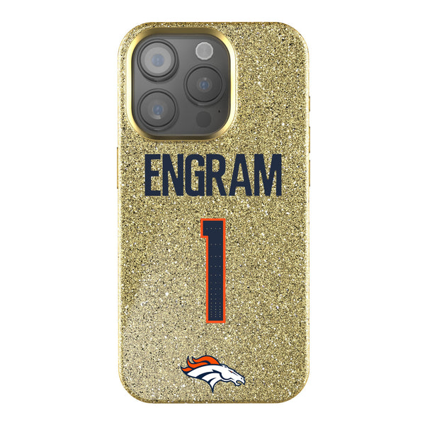 Evan Engram Denver Broncos 1 Game Tactic iPhone Bling Phone Case for Apple iPhone