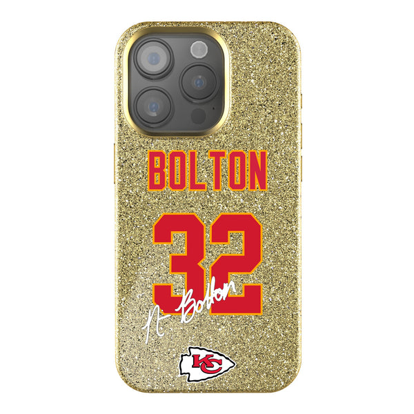 Nick Bolton Kansas City Chiefs 32 Ready iPhone Bling Phone Case