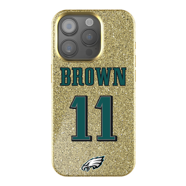 A.J. Brown Philadelphia Eagles 11 Ready iPhone Bling Phone Case