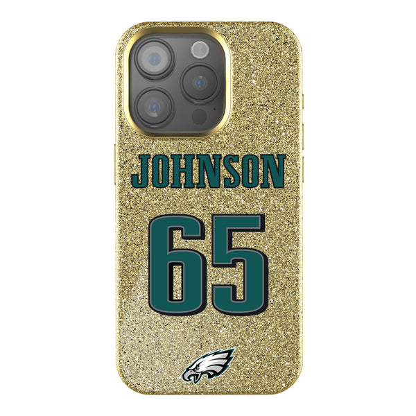 Lane Johnson Philadelphia Eagles 65 Ready iPhone Bling Phone Case