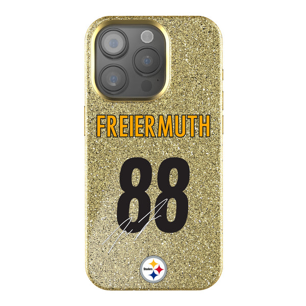 Pat Freiermuth Pittsburgh Steelers 88 Ready iPhone Bling Phone Case