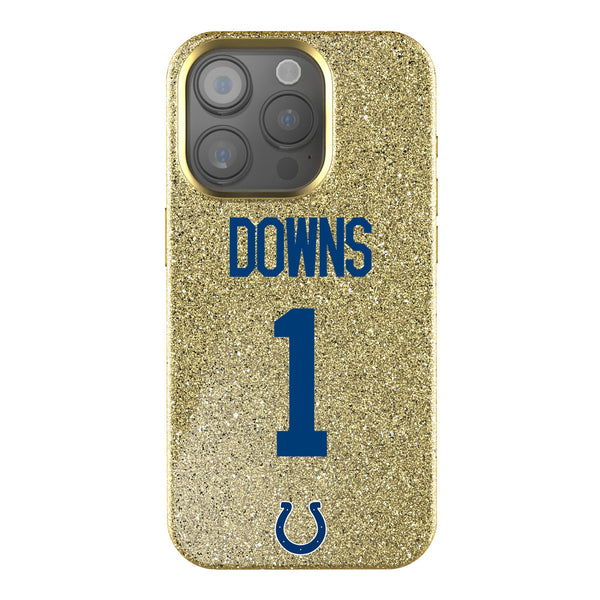 Josh Downs Indianapolis Colts 1 Ready iPhone Bling Phone Case