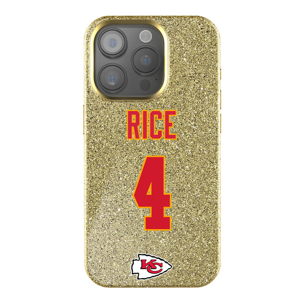 Rashee Rice Kansas City Chiefs 4 Ready iPhone Bling Phone Case