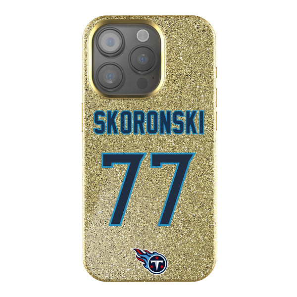 Peter Skoronski Tennessee Titans 77 Ready iPhone Bling Phone Case