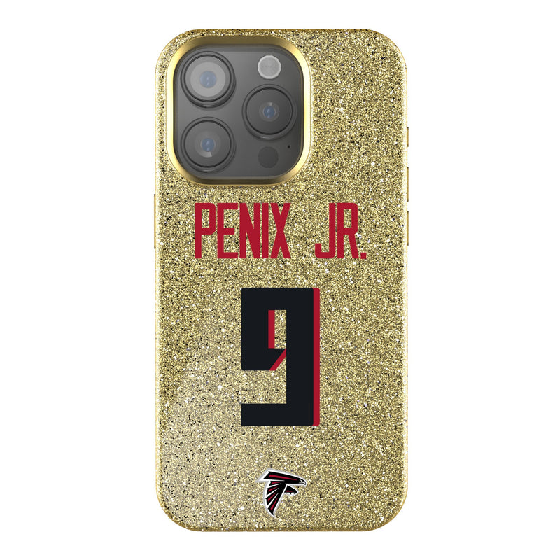 Michael Penix Jr. Atlanta Falcons 9 Game Tactic iPhone Bling Phone Case for Apple iPhone
