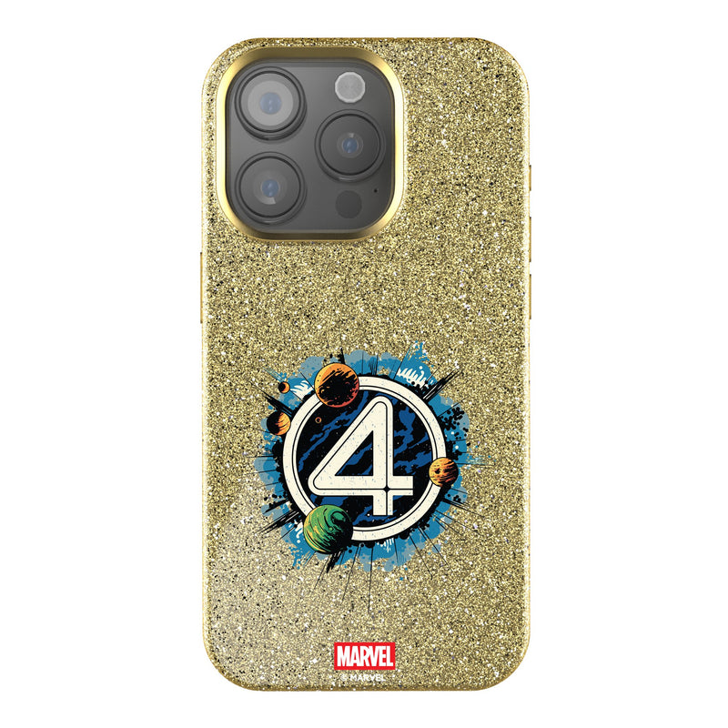 Marvel Fantastic Four Badge iPhone Bling Phone Case for Apple iPhone