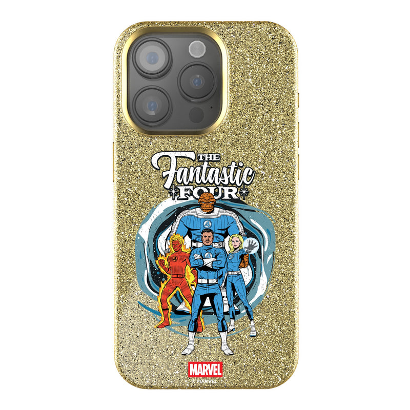 Marvel Fantastic Four Badge iPhone Bling Phone Case for Apple iPhone