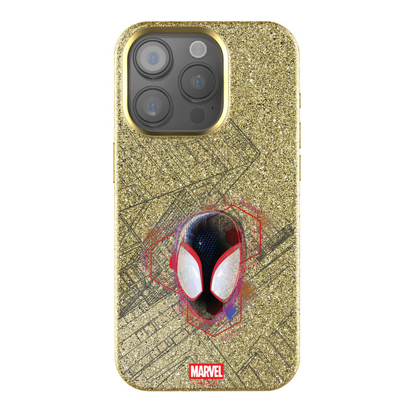 Marvel Miles Morales Badge iPhone Bling Phone Case for Apple iPhone
